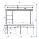 Ver mais imagens de Estante Home para Tv até 50 Polegadas 2 Portas Valença