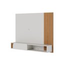 Ver imagem 7 de Painel Ripado Suspenso para TV até 55 Polegadas 136CMX108CM 1 Porta Jurerê Branco
