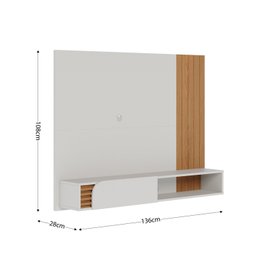 Painel para TV até 55 Polegadas Suspenso 1 Porta Jurerê  - 4