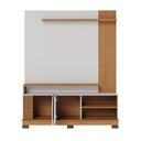 Ver imagem 4 de Estante Ripado para TV até 65 Polegadas 152CMX187CM 2 Portas Jurerê Branco