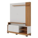 Ver imagem 7 de Estante Ripado para TV até 65 Polegadas 152CMX187CM 2 Portas Jurerê Branco