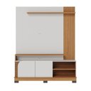 Ver imagem 6 de Estante Ripado para TV até 65 Polegadas 152CMX187CM 2 Portas Jurerê Branco