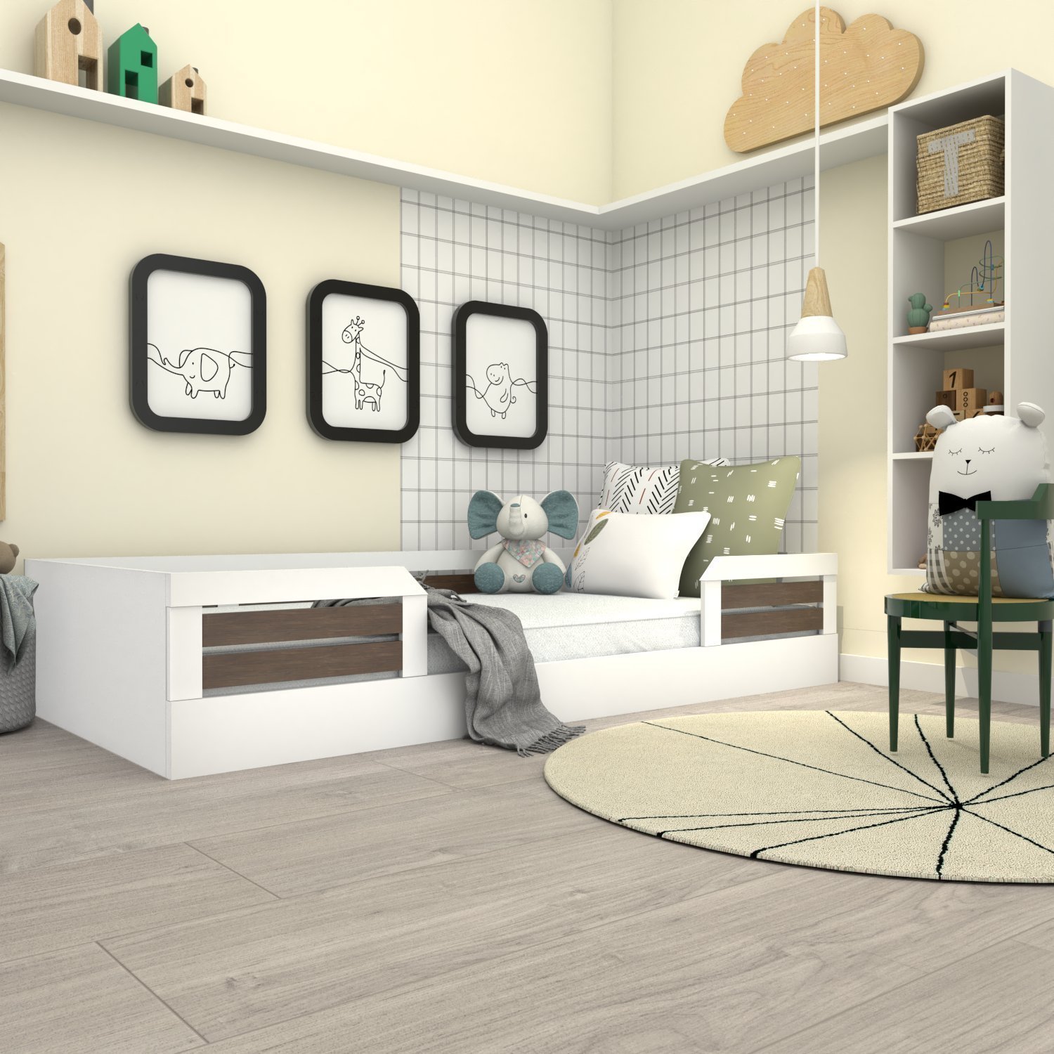 Cama de Solteiro Montessoriana Core Yescasa | MadeiraMadeira