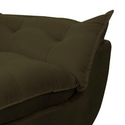 Poltrona Decorativa Sala de Estar Escritório Quarto Prime Cor: Marrom - 5