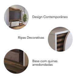 Estante para TV até 65 Polegadas 2 Portas Jurerê 150cm - 10