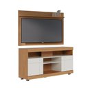 Ver imagem 2 de Rack com Painel para TV até 55 Polegadas 136CMX169CM 2 Portas Yara Maia Marrom