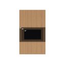 Ver imagem 5 de Conjunto Painel Ripado 1412 e Nicho Niágara 1361 Freijó/Off White Matte