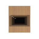 Ver imagem 5 de Conjunto Painel Ripado 1956 e Nicho Niágara 1361 Freijó/Off White Matte