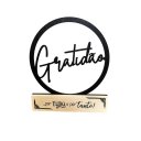 Ver imagem 4 de Palavra Gratidão, Decoração Afetiva, Totem Gratidão, Decoração Casa