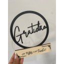 Ver imagem 3 de Palavra Gratidão, Decoração Afetiva, Totem Gratidão, Decoração Casa