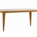 Ver imagem 1 de Mesa para Sala de Jantar Tampo com Vidro 100% MDF 180cm Áurea Marrom/Ype/Off White