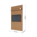 Ver imagem 4 de Painel Ripado para TV até 65 Polegadas 240x141,2cm Niágara Freijó