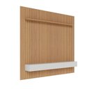 Ver imagem 4 de Painel Ripado para TV até 82 Polegadas 100% MDF 250CMX240CM 2.5 C Nicho Yescasa Marrom