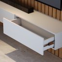 Ver imagem 7 de Painel Ripado para TV até 82 Polegadas 100% MDF 250CMX240CM 2.5 C Nicho Yescasa Marrom