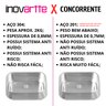 Cuba Tanque Aço Inox 304 Moderno Lavanderia Área de Serviço com Válvula Inovartte Icb16 - 2