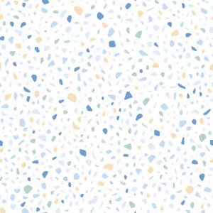 Papel de Parede Infantil Confete Azul Sonhos 4203