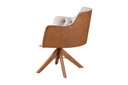 Ver imagem 4 de Poltrona Giratória Decorativa Zara:bl05