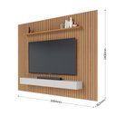 Ver imagem 4 de Painel para Tv 82 Polegadas 240cmx304cm 100% MDF Ripado 3.0  C/nicho Yescasa
