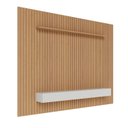 Ver imagem 3 de Painel para Tv 82 Polegadas 240cmx304cm 100% MDF Ripado 3.0  C/nicho Yescasa