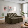 Sofá Cama Retrátil e Reclinável 3 Lugares 180cm em Veludo Palmeira CabeCasa MadeiraOriginals - 2