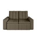 Ver imagem 7 de Sofá Cama Retrátil e Reclinável 3 Lugares 180cm em Veludo Palmeira CabeCasa MadeiraOriginals