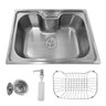 Cuba Pia Gourmet Aço Inox 201 para Cozinha Belcca 40x50cm Kit Completo Cg201-c01 - 1