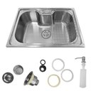 Ver imagem 3 de Cuba Pia Gourmet Aço Inox 201 para Cozinha Belcca 40x50cm Kit Completo Cg201-c01