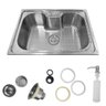 Cuba Pia Gourmet Aço Inox 201 para Cozinha Belcca 40x50cm Kit Completo Cg201-c01 - 3