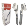 Escova de Limpeza Esponja Lava Louça com Porta Detergente Multiuso Prático - 1