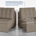 Ver mais imagens de Sofá Cama Retrátil e Reclinável 3 Lugares 200cm em Veludo Palmeira CabeCasa MadeiraOriginals