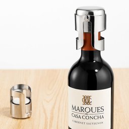 Tampa Hermética Vedação a Vácuo Garrafa de Vinho Champanhe - 4