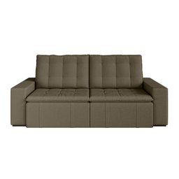 Sofá Cama Retrátil e Reclinável 3 Lugares 200cm em Veludo Palmeira CabeCasa MadeiraMadeira - 11