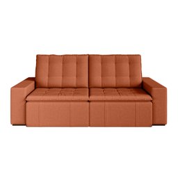 Sofá Cama Retrátil e Reclinável 3 Lugares 200cm em Veludo Palmeira CabeCasa MadeiraMadeira - 11