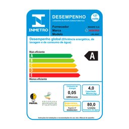 Máquina de Lavar Wanke 4Kg Super Semi-Automática Batedor Robusto 127V - 5