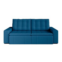 Sofá Cama Retrátil e Reclinável 3 Lugares 220cm em Veludo Palmeira CabeCasa MadeiraMadeira - 11