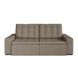 Sofá Cama Retrátil e Reclinável 3 Lugares 220cm em Veludo Palmeira CabeCasa MadeiraMadeira - 11