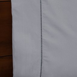 Conjunto Lençol King Size Ponto Palito 300 Fios com Elástico 3 Peças:cinza - 4