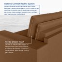 Ver imagem 6 de Sofá Cama Retrátil e Reclinável 3 Lugares 220cm em Veludo Palmeira CabeCasa MadeiraOriginals