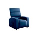 Ver imagem 4 de Poltrona do Papai Reclinável com Porta Copos Pulse Matrix Cor:veludo Azul