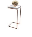 Ver imagem 1 de Mesa Apoio Lateral LF011 para Sofá Pé Cobreado Larflex Branco