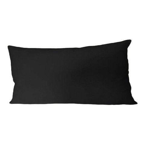 Almofada De 1 Metro Cheia Happy Line Almofada Retangular Cheia de 1 metro x 0,60 cm Decorativa Preto
