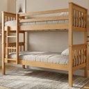 Ver imagem 4 de Cama Beliche Solteiro 188x88cm com Escada Fixa Noan Mel B11 - Mpozenato