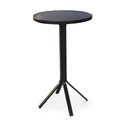 Ver imagem 1 de Mesa Bistrô Alta para Área Externa, Gourmet, Churrasqueira e Jardim - Preto