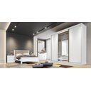 Ver imagem 2 de Guarda Roupa Casal com 1 Porta Espelhada 4 Gavetas - Londres-branco - Móveis Novo Horizonte