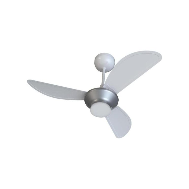 Ventilador de Teto Ventisol Mistral 3 Pás Branco/Cinza Bivolt