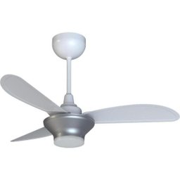Ventilador de Teto Ventisol Mistral 3 Pás Branco/Cinza Bivolt - 3