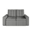 Ver imagem 3 de Sofá Cama Retrátil e Reclinável 3 Lugares 180cm em Veludo Palmeira CabeCasa MadeiraOriginals