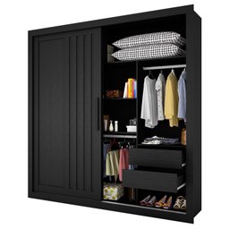 Guarda-roupa Trianon 2 Portas 4 Gavetas - 10