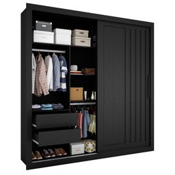 Guarda-roupa Trianon 2 Portas 4 Gavetas - 11