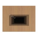 Ver imagem 5 de Painel Ripado para TV até 82 Polegadas 100% MDF 300,4CMX240CM 3.0 Yescasa Marrom